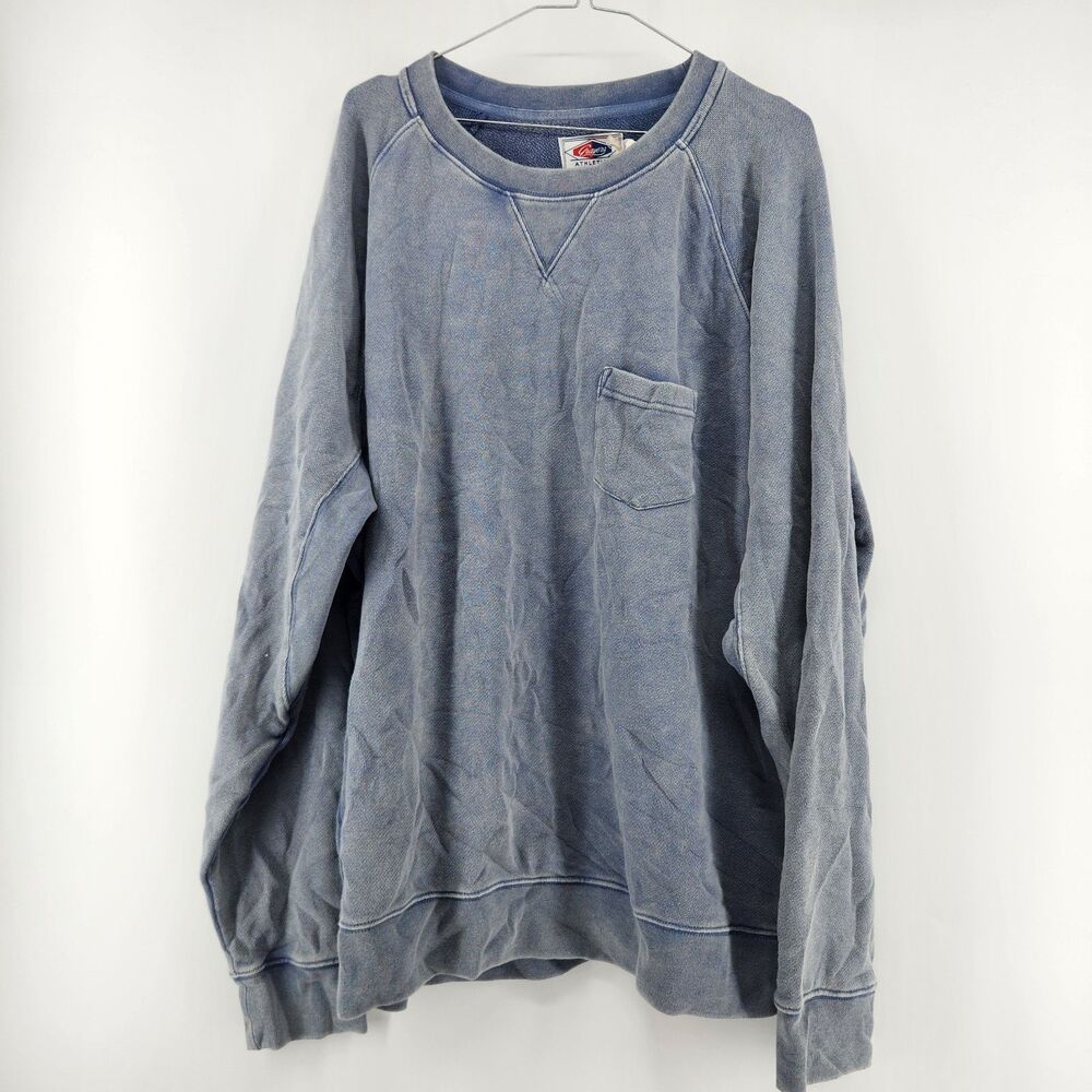 Grayers Men's XXL Navy Blue‎ Sunfaded Terry Crewneck NWT